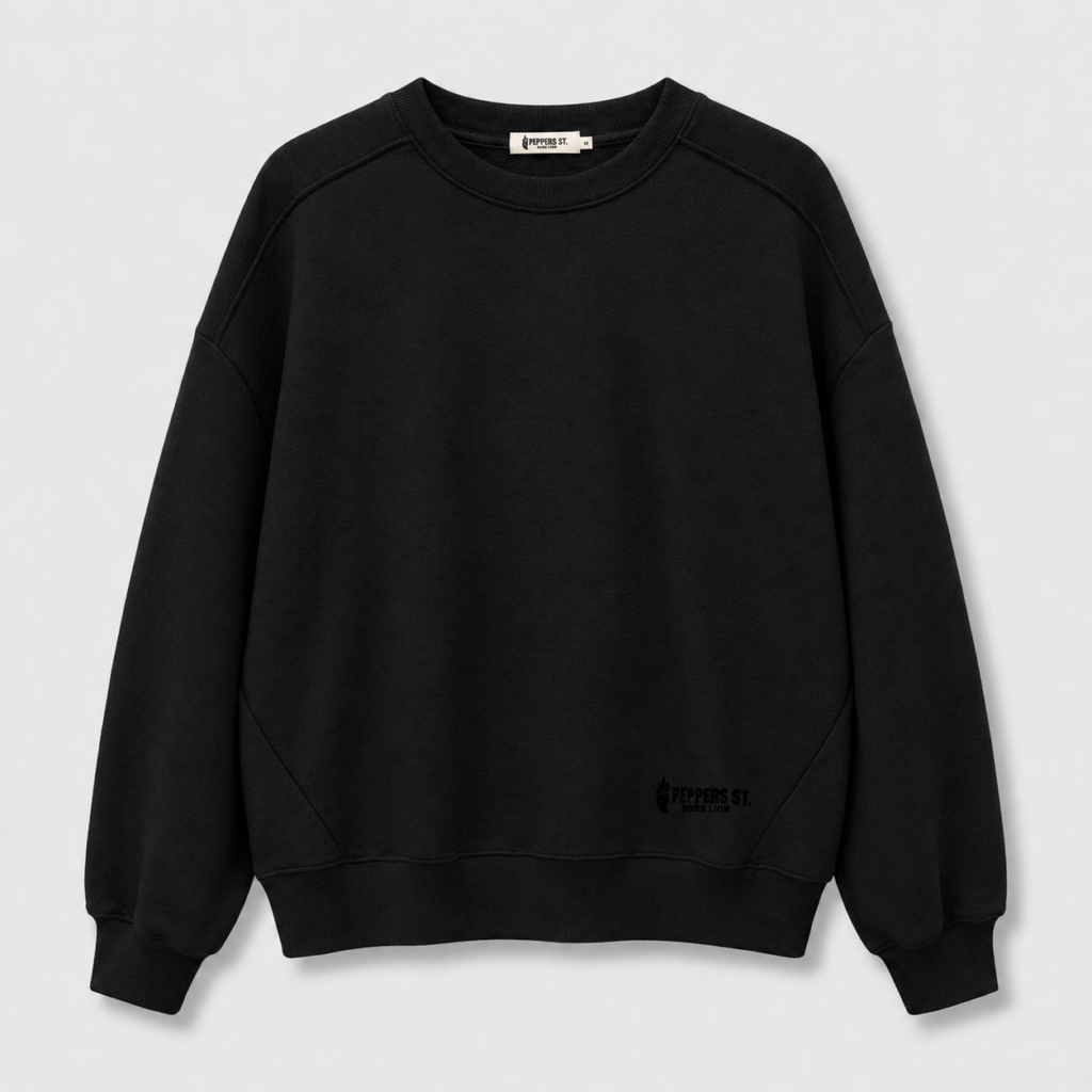 Sudadera Basica Negro Unico