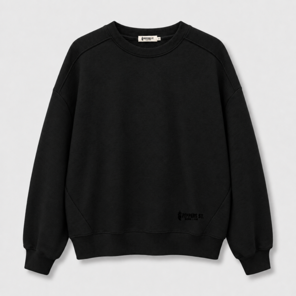 Sudadera Basica Negro Unico