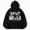 Hoodie Star Negro Blanco – Peppers Street