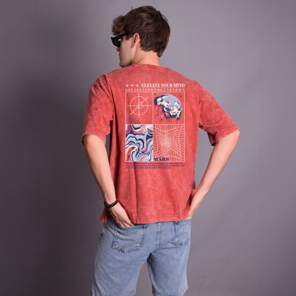 Oversize Elevate Rojo Blanco – Peppers Street