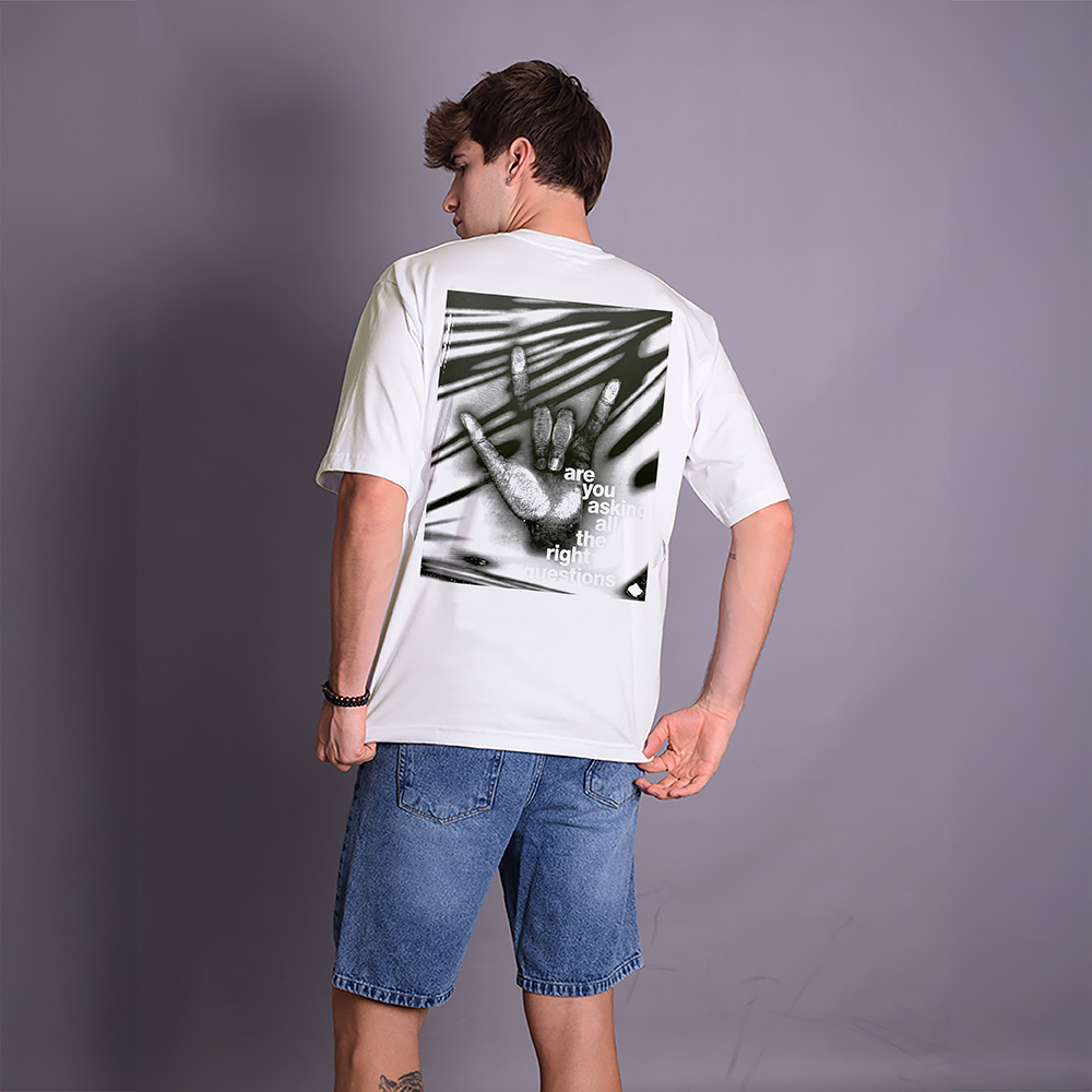 Oversize Mano Crudo Negro – Peppers Street