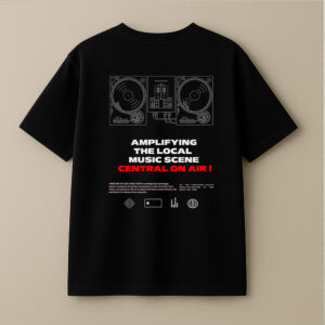 Oversize On Air Negro Rojo – Peppers Street