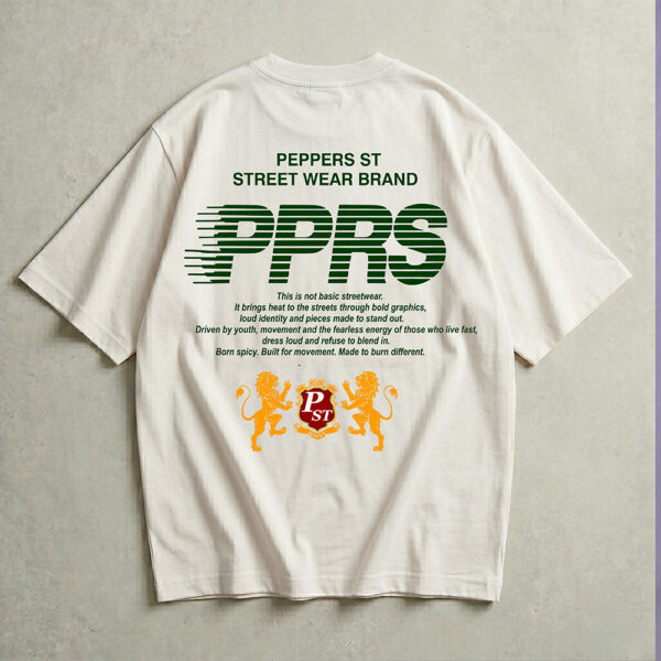 Oversize Pst Crudo Amarillo – Peppers Street