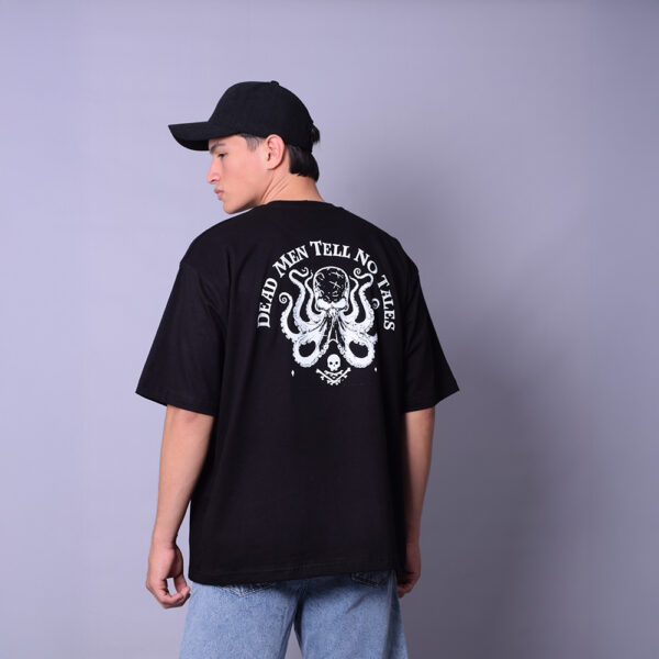 Oversize Pulpo Negro Blanco – Peppers Street