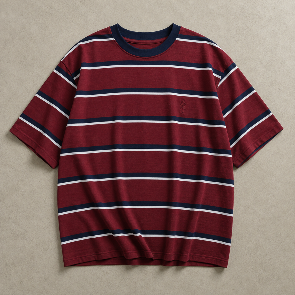 Oversize Heritage Vino Azul